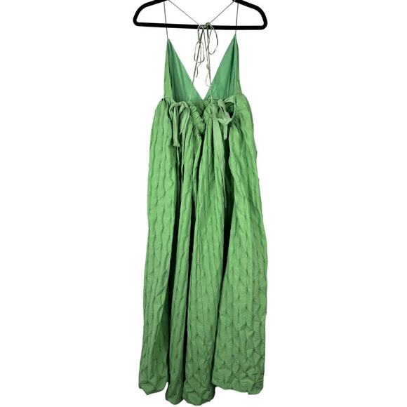 Free People NEW Primmy Midi Dress Greengage Size Medium Green - Picture 7 of 15